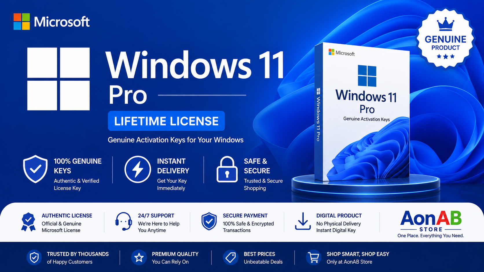 ☁️ Windows 11 Pro Lifetime Key